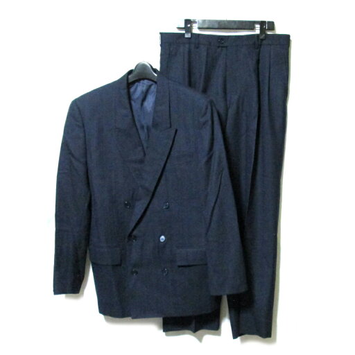 美品 Vintage KENZO ヴィンテージ ケンゾー 「2」 ダブルブレスセットアップスーツ (高田賢三 ビンテージ 紺 ジャケット バブル) 135153 【中古】 美品 Vintage KENZO ヴィンテージ ケンゾー 「2」 ダブルブレスセットアップスーツ (高田賢三 ビンテージ 紺 ジャケット バブル) 135153 【中古】