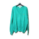 Vintage LACOSTE ヴィンテージ ラコステ 「5」 フランス製 コットンニットセーター (Made In France フレラコ グリーン 緑 ワンポイント) 135217 【中古】(4)