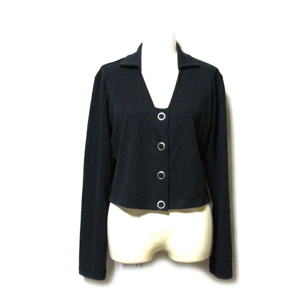 美品 Vintage Jean Paul GAULTIER ヴィンテージ ジャンポールゴルチエ 「40」 ショートレーヨンカーディガン (ジャケット ゴルチェ ビンテージ) 135290 【中古】