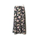美品 Laura Ashley ローラア シュレイ 「9」 ローズパターンロングスカート (柄 薔薇 バラ ロンドン イギリス 英国) 135388 【中古】(4)