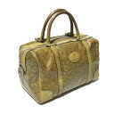 Vintage CELINE ヴィンテージ オールド セリーヌ フランス製 モノグラムコーティングレザーバッグ (鞄 ビンテージ アンティーク ブラウン 防水)...
