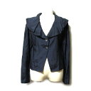 美品 Vintage INTERLINEAIRE ヴィンテージ オールド アンテルリネエール フリルカラーショートジャケット (ビンテージ ブラウス シャツ 黒 ブラック MASATUGU MIYAMTO 宮本昌次) 136272 【中古】(4)