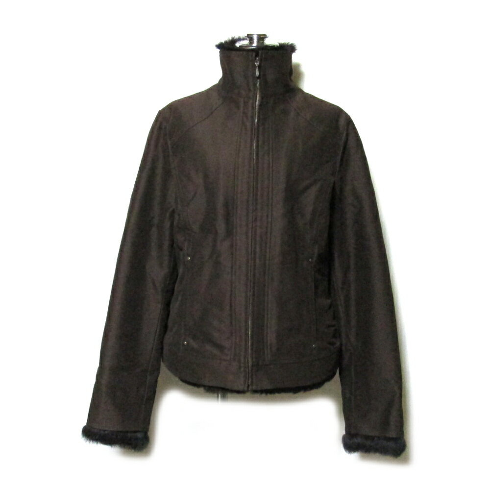 美品 ATELIER SAB アトリエサブ 「40」 リアルファーライダースジャケット (ブルゾン 毛皮 取り外し可..