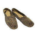 Vintage BOTTEGA VENETA ヴィンテージ ボッテガヴェネタ イタリア製 レオパードルームシューズ (靴 スリッパ) 136725 【中古】(4)