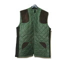Vintage BELSTAFF ヴィンテージ オールド ベルスタッフ イギリス製 レザーパッチキルティングベスト.ジャケット (英国 ジレ) 136810 【...