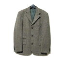 Vintage Harris Tweed ヴィンテージ ハリスツイード イギリス製 クラシックツイードジャケット (ブレザー ブラウン) 136840 【中古】