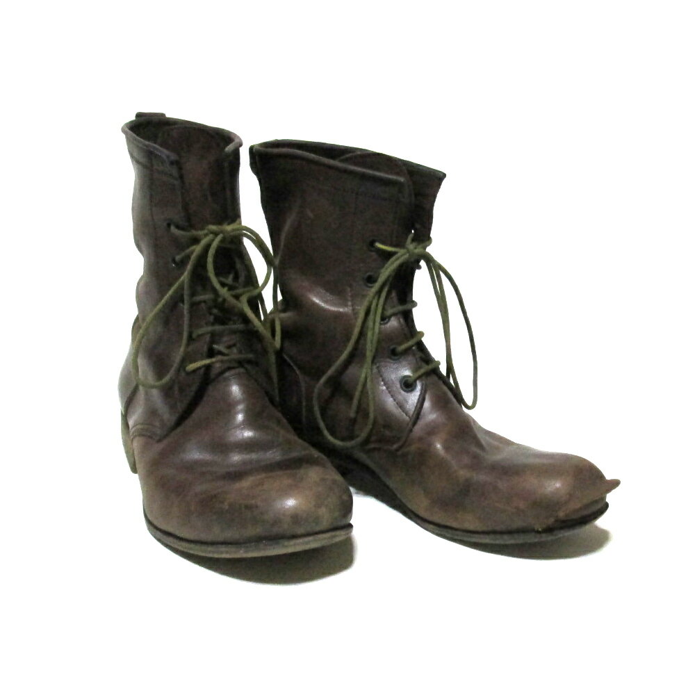 廃盤 COMME des GARCONS×C DIEM CARPE DIEM コムデギャルソン×カルペディエム ウォーター加工レザーブーツ (HOMME PLU...