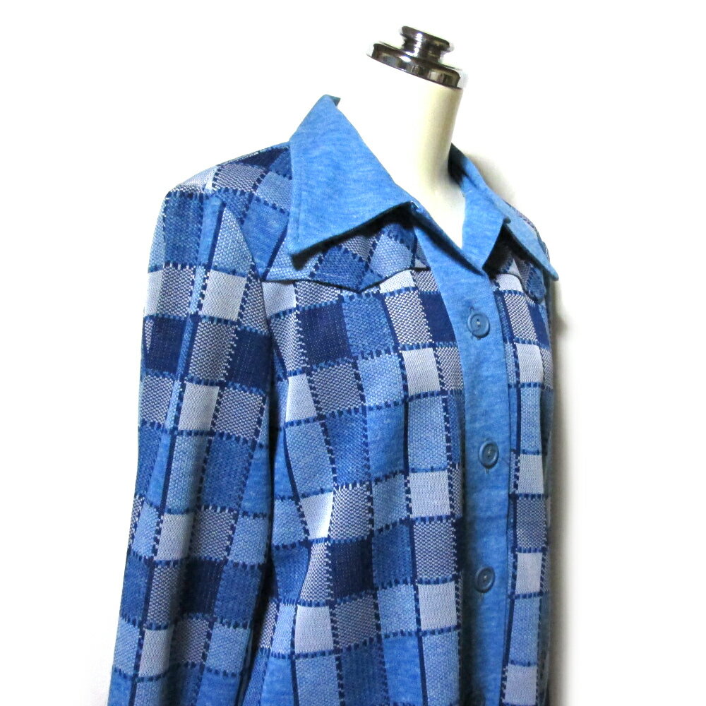 【新古品】 60's 70's Vintage H BAR C ヴィンテージ エイチバーシー 「34」 アメリカ製 チェック切り替えジャケット (ビンテージ ウエスタンシャツ 未使用 USA) 137002 【中古】