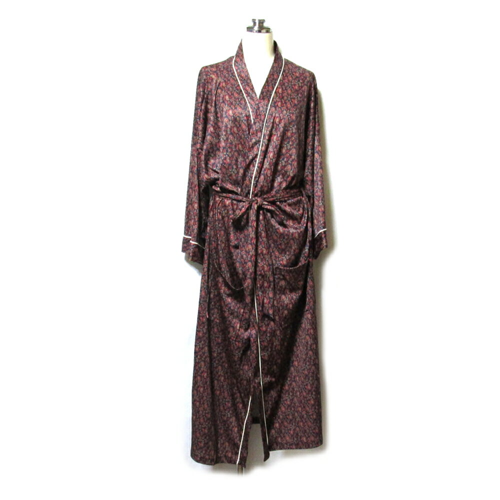 美品 Vintage England ヴィンテージ イギリス買い付け ペイズリーガウンコート (ビンテージ ジャケット ロング) 137870 【中古】