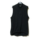Yohji Yamamoto POUR HOMME ヨウジヤマモト プールオム 「3」 ハーフジップベスト.ジャケット (山本耀司 Y's for men 黒)...