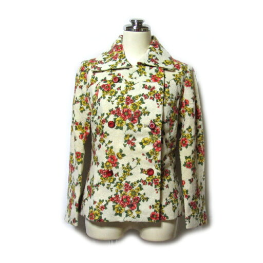 美品 Vintage ヴィンテージ 昭和レトロフラワージャケット (ビンテージ 花柄 クラシック) 138255 【中古】 美品 Vintage ヴィンテージ 昭和レトロフラワージャケット (ビンテージ 花柄 クラシック) 138255 【中古】