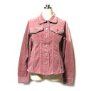 Vintage PINK HOUSE ヴィンテージ ピンクハウス 「M」 コーデュロイフリルGジャン.ジャケット (金子功 カネコイサオ ビンテージ ブルゾン) 138427 【中古】(4)