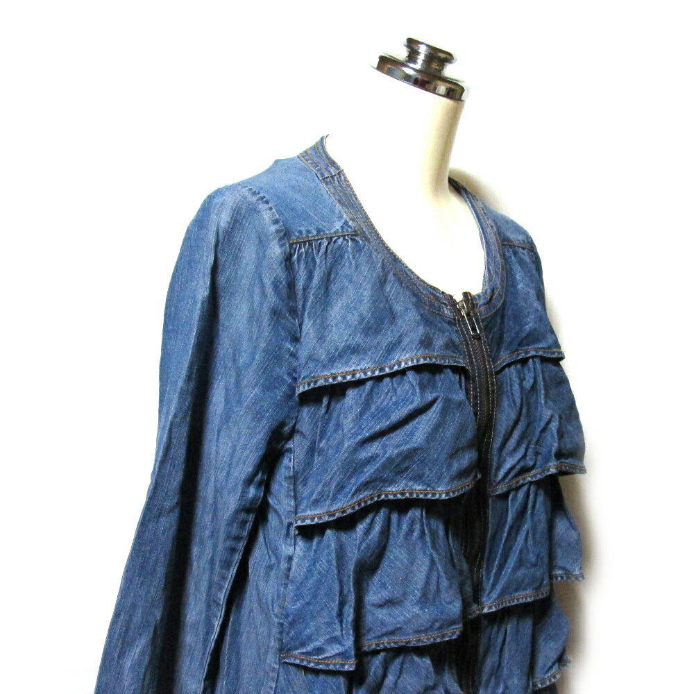 Ph Blue ペーハーブルー デニム多重フリルワンピース (ジーンズ Y2K) 138544 【中古】
