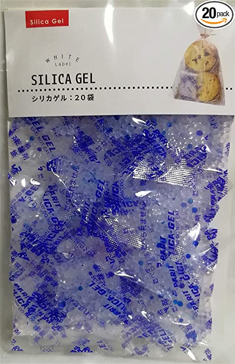 シリカゲル(小分け)2g包times;20袋入(メール便・送料無料)
