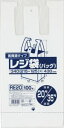 レジ袋 関東20号/関西35号 乳白 100枚入 省資源タイプ　ジャパックス　HDPE　【送料無料】
