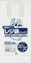 レジ袋 関東20号/関西35号 乳白 100枚入 省資源タイプ ジャパックス HDPE 【送料無料】