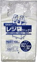 レジ袋 関東60号/関西50号 乳白 100枚入 省資源タイプ　ジャパックス　HDPE　【送料無料】