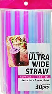 タピオカ＆スムージーストロー　30本×2個（60本）【メール便・送料無料】