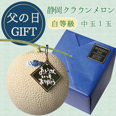 【母の日ギフト】クラウンメロン 並 白等級 中玉 1.3kg前後 1玉入り 母の日 静岡クラウンメロン 静岡県産 マスクメロン メロン お見舞い フルーツ 内祝い 贈りもの 贈答 お祝い プレゼント ...