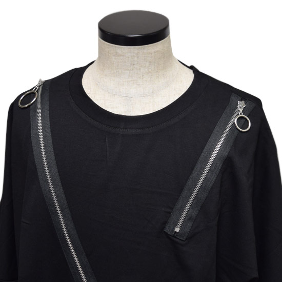開店祝い モード系 Tシャツ メンズ カットソー ジッパー Zip 切替 アシンメトリー オーバーサイズ カットソー インポート ブラック 黒 春 夏 お兄系 ホスト V系 ビジュアル系 モード系ブランド ストリート系ファッション 衣装 Allegro アレグロ レディース Alcw Seal 開店祝い モード系 Tシャツ メンズ カットソー ジッパー Zip 切替 アシンメトリー オーバーサイズ カットソー インポート ブラック 黒 春 夏 お兄系 ホスト V系 ビジュアル系 モード系ブランド ストリート系ファッション 衣装 Allegro アレグロ レディース Alcw Seal