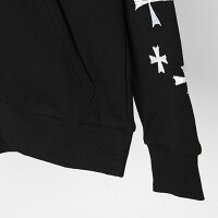 パーカー メンズ モード系 刺繍 十字架 冬 クロス プルオーバーパーカー 送料無料 モード系 パーカー メンズ インポート モード系 ブランド 黒 ブラック アウター お兄系 ホスト V系 ビジュアル系 ストリート系 モード系 ファッション 衣装 送料無料 春 秋 冬