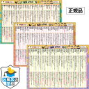 中学受験マスター国語 心情語まとめ お風呂ポスター 3枚セット 中学受験 お風呂 知育 ポスター 厳選150語 B3サイズ(横51.5cm×縦36.4cm) 国語 防水 お風呂の学校 暗記 学習 小学生 トイレ テスト勉強 おふろ 問題 脳トレ