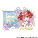 【予約商品9月下旬発送】五等分の花嫁* アクリルネームバッジ_中野二乃/紫陽花ドレス(3)