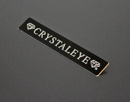 クリスタルアイCRYSTALEYEロゴエンブレムステッカー