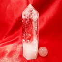 【水晶ポイント】ブラジル産最高品質 水晶原石ポイント(六角柱)中型サイズ(重さ307g 高さ約12.9cm)◆写真現品販売