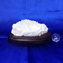 【Bクラス】水晶原石クラスター 中型サイズ(重さ398g 高さ約5cm 横幅約10cm 奥行約5cm ブラジル産 【台座付き】 完全天然石 写真現品販売)