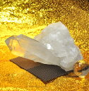 【プレミアクラス】水晶原石クラスター 大型サイズ(重さ584g 高さ約9cm 横幅約14cm 奥行約9cm ブラジル産【台座なし】完全天然石 写真現品販売