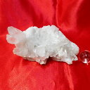 【スタンダードクラス】水晶原石クラスター 大型サイズ(重さ726g 高さ約8.5cm 横幅約13.5cm 奥行約9cm ブラジル産)【台座なし】完全天然石 写真...