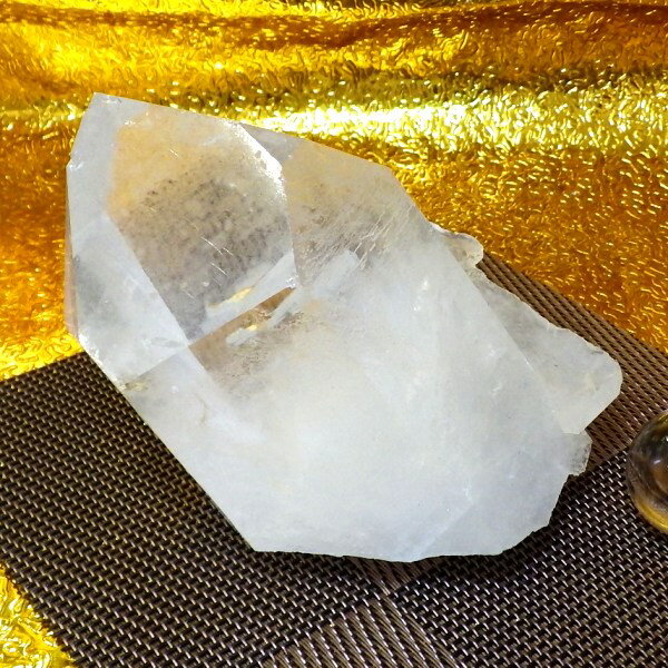  プレミアクラス 水晶原石クラスター 大型サイズ（重さ507g 高さ約7.6cm...