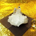 【プレミアクラス】水晶原石クラスター 小型サイズ(重さ181g 高さ約4.4cm 横幅約8cm 奥行約7.8cm ブラジル産)【台座なし】完全天然石 写真現品販...