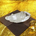 【プレミアクラス】水晶原石クラスター 小型サイズ(重さ142g 高さ約4cm 横幅約9cm 奥行約4.5cm ブラジル産)【台座なし】完全天然石 写真現品販売