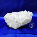【Bクラス】水晶原石クラスター 大型サイズ(重さ926g 高さ約10cm 横幅約13.5cm 奥行約9.5cm ブラジル産 【台座なし】 完全天然石 写真現品販...