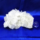 【Bクラス】水晶原石クラスター 大型サイズ(重さ837g 高さ約6.5cm 横幅約14.5cm 奥行約12cm ブラジル産 【台座なし】 完全天然石 写真現品販...