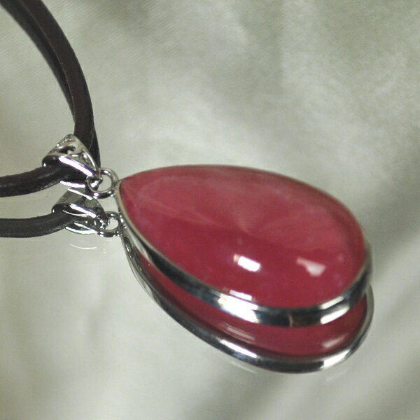  最高品質クラス 完全天然石 ＜プレミア＞インカローズペンダント（金具...