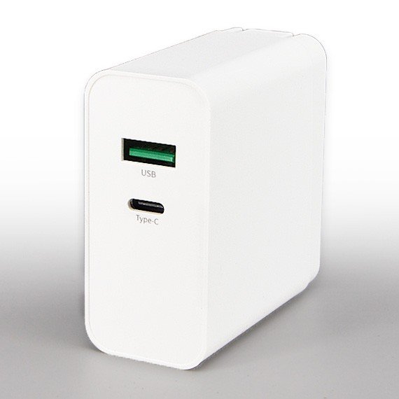 急速充電器 45W PD充電器 アダプタ 2ポートUSB-A Type-C PSE認証済 Power Delivery 3.0対応 折りたたみ式プラグ 小型 軽量