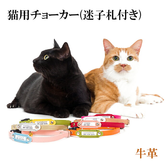 猫 首輪 迷子札 チョーカー 鈴 安全 名入れ...の紹介画像2