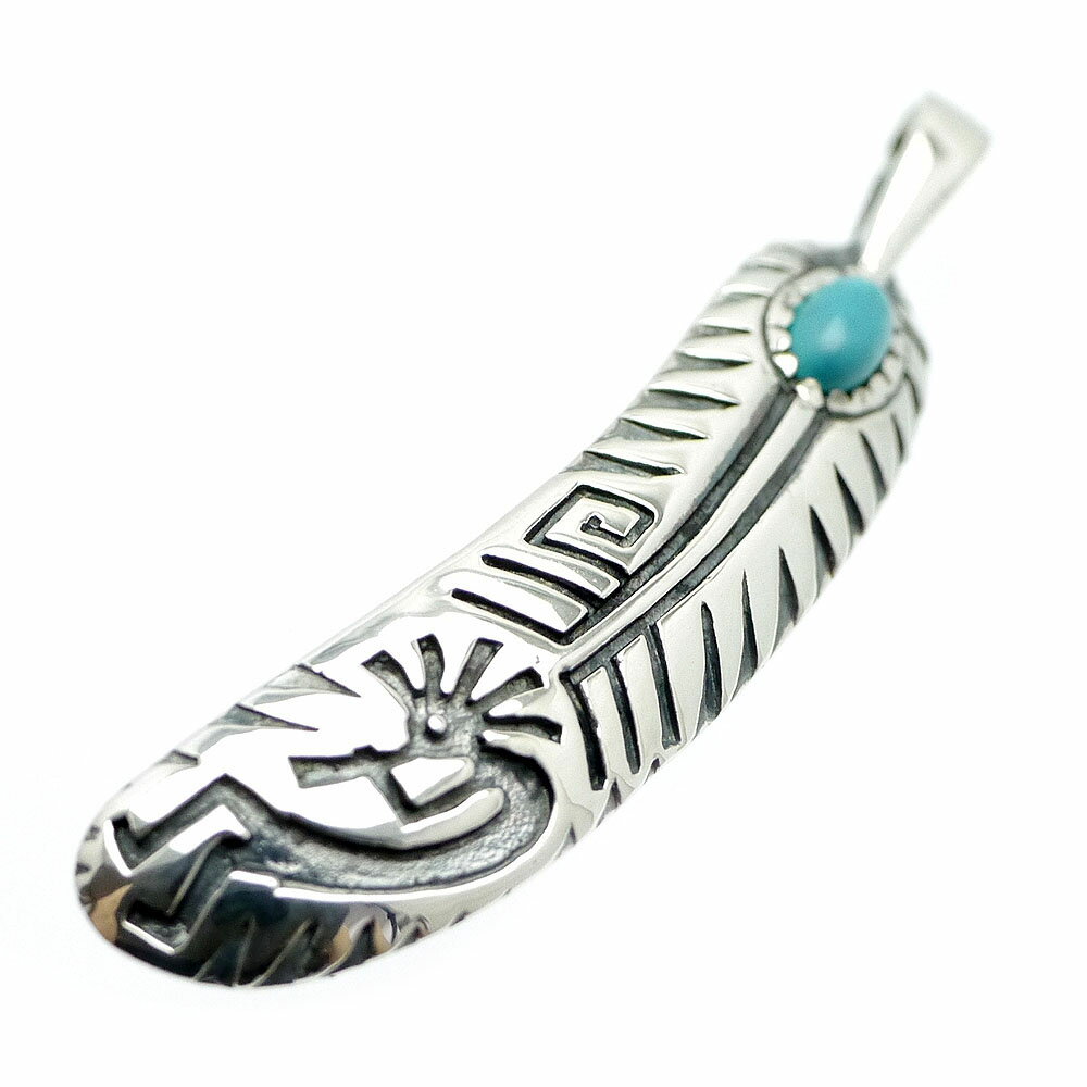 INDIAN JEWELRY NAVAJO TURQUOISE PENDANT TOP / インディアン ジュエリー ナバホ ターコイズペンダントトップ