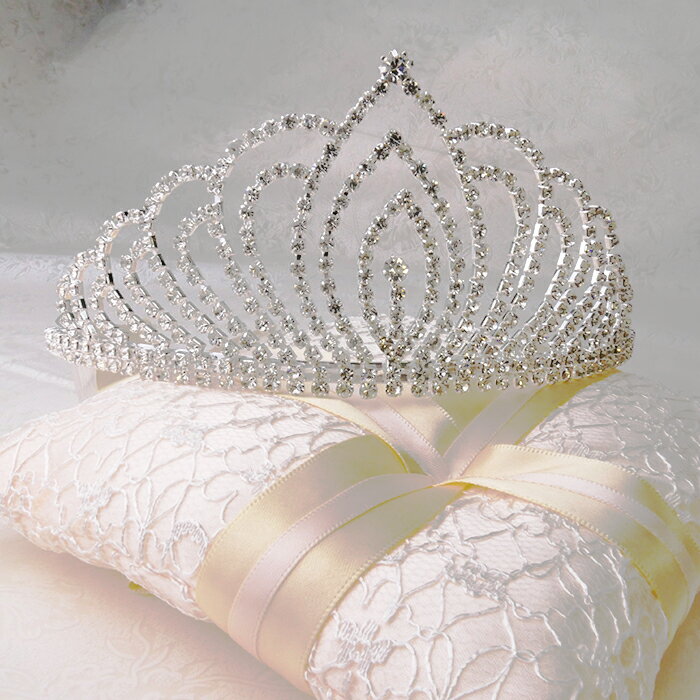 ティアラ tiara ハートティアラ ゴージャス ビジュー クリスタル ウエディングアクセサリー 結婚式アクセサリー ウエディングヘア ヘッドドレス