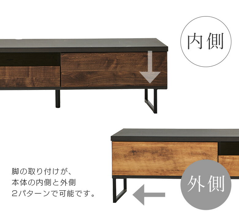 テレビ台 国産 テレビボード 幅150cm ローボード ロータイプ AV収納 リビングボー...