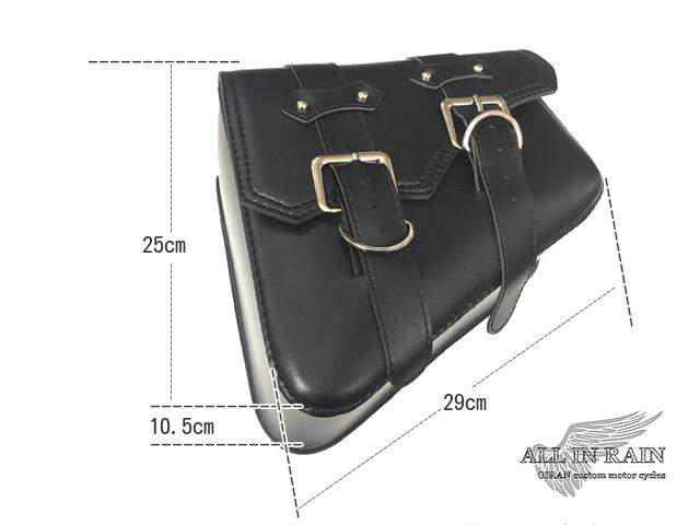 ALL-IN-RAIN■高品質■ハーレー サイドバッグ サイドバック ブラック LH（m27-bk-lh)...