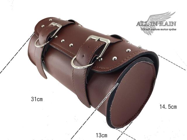 ALL-IN-RAIN■高品質■ハーレー ツールバッグ ツールバック ブラウン (m2-nalts-br) ...
