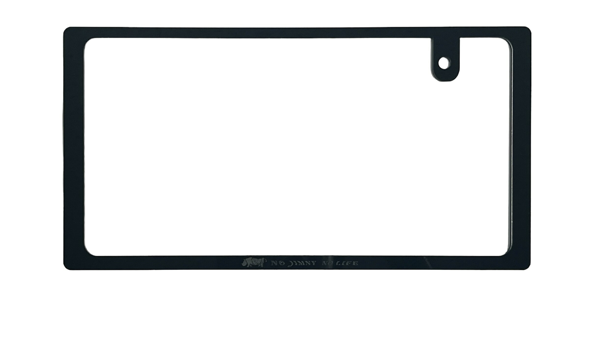 新基準 ジムニー用 リア用ナンバーフレーム NO JIMNY NO LIFE