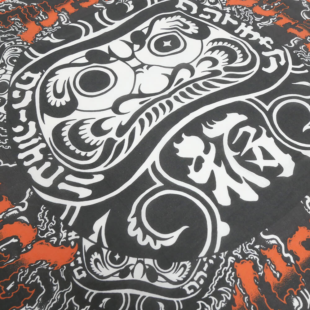 CREATURE BANDANA クリーチャー バンダナ FORTUNE BANDANA BLACK スケートボード スケボー