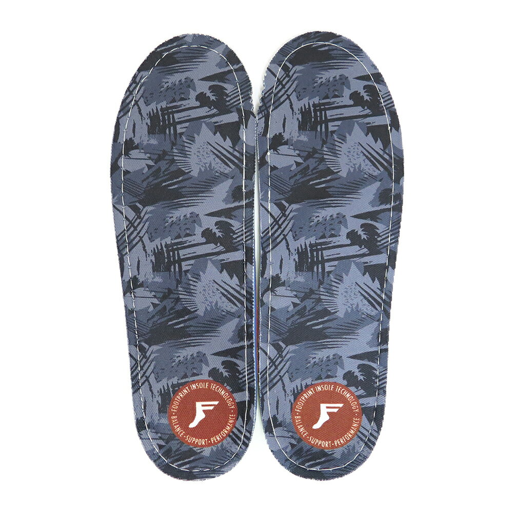 衝撃を90%以上吸収！ FOOTPRINT INSOLE フットプリント インソール KINGFOAM GAME CHANGERS DARK GREY CAMO スケートボード スケボー 1