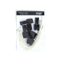 VAGA STRAP バガ ストラップ ZIPPER PULLS(6本入り) GLOW WHITE スケートボード スケボー