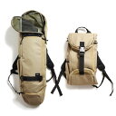 スケートボード収納可能 ESCAPO.TOKYO SKATE BAG エスカポ バッグ バックパック リュック E19-BGOL BEIGE/OLIVE スケー...